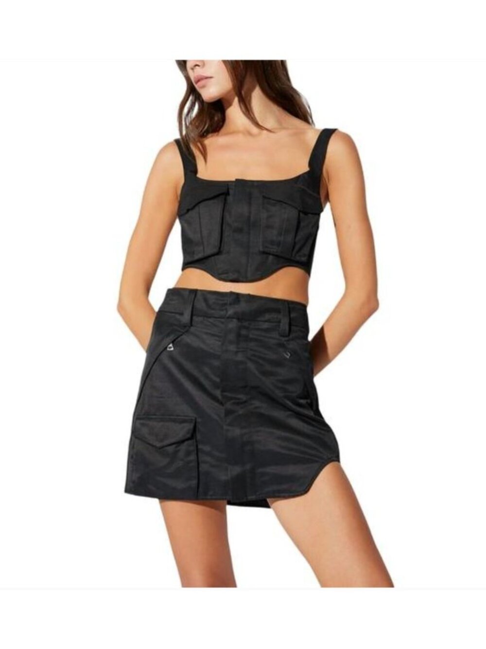 RtA Rodrigo Corset Top Black NWT - Size 4